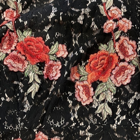 Missguided x Peace & Love Floral Lace High Neck Dress limited collection size 8 - Picture 6 of 12